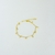 Pulseira Infantil Elos com Estrelas e Luas Lisas Penduradas no Dourado - comprar online