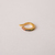 Brinco Piercing Unitario Fino de Cristais Coloridos no Dourado - comprar online