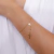 Pulseira Terço Bolinhas Lisas no Dourado - comprar online