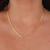 Colar Fio Alemão 45cm no Dourado - comprar online