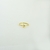 Anel Fino com Triangulo Liso no Dourado - comprar online