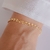 Pulseira Elos Piastrine Concavo no Dourado