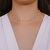 Colar Choker Pérolas e Bolinhas no Dourado - comprar online