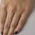 Anel Fino com Resina no Dourado