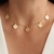 Colar Choker Cartier com Medalhas de São Bento Penduradas no Dourado - comprar online