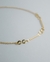 Tornozeleira Elos Palito Infinito no Dourado - comprar online