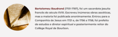 Banner da categoria Bartolomeu Baudrand