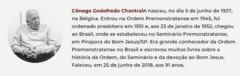 Banner da categoria Cônego Godofredo Chantrain