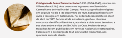 Banner da categoria Crisógono de Jesus Sacramentado