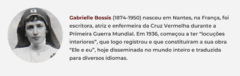 Banner da categoria Gabrielle Bossis