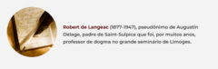 Banner da categoria Robert de Langeac