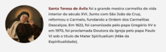 Banner da categoria Santa Teresa de Ávila