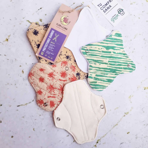 Protectores de tela x 4 unidades mixto (2 tanga + 2 vedetina)