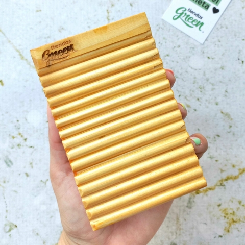 Jabonera de madera