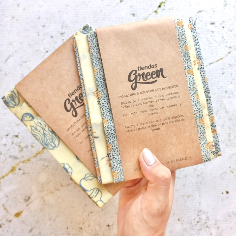 Envoltorio sustentable en bolsas - Pack x3