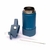 Botella MeraKids color azul, con tapa y accesorio para limpiar, ideal para el hogar.