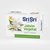 Jabón ayurvédico vegetal de Jazmín y Vitamina E de la marca Sri Sri, en envase de 100 g con flores de jazmín.