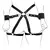 Harness para Cintura com Algema em couro cintético