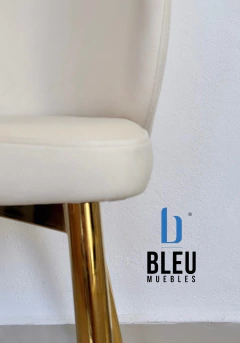 Silla Velvet Ari – Beige - Bleu Muebles