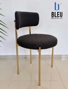 Silla Bouclé - Dorado/Negro - comprar en línea