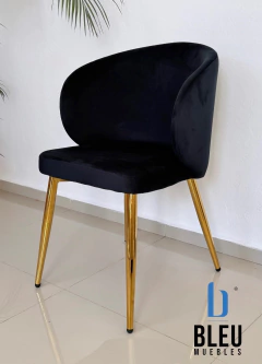 Silla Velvet Ari – Negro