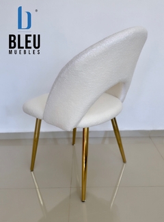 Silla Bouclé Tipo Welburn - Blanco - comprar en línea