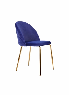 Silla Velvet – Azul - Bleu Muebles