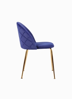 Silla Velvet – Azul - tienda en línea