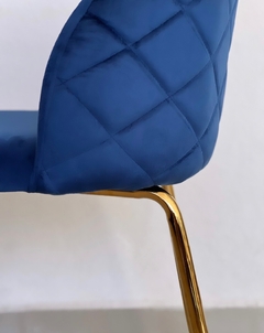 Silla Velvet – Azul - tienda en línea