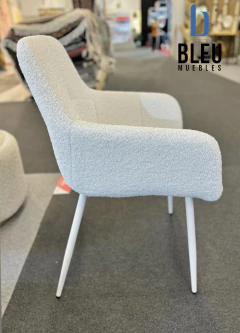 Silla Teddy con brazos – Blanco - tienda en línea