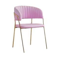 Silla Velvet Karim – Rosa - comprar en línea