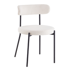 Silla Bouclé - Blanco - comprar en línea