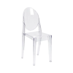 Silla tipo Ghost – Transparente