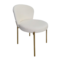Silla Cherry - Dorado/Blanco - comprar en línea