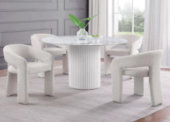 Mesa de comedor Verona - Blanco - Bleu Muebles