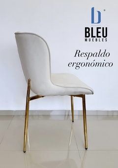 Imagen de Silla Velvet Sandy – Beige