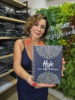 Caderno Hoje eu Agradeço - (capa azul)