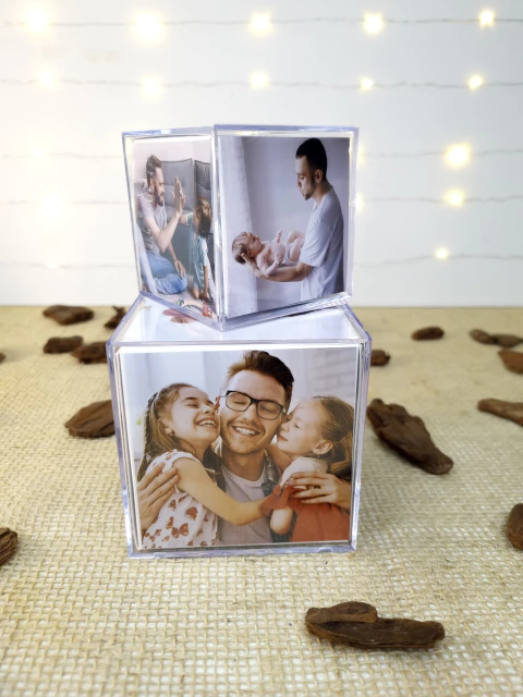 Cubo Acrílico - Dia dos Pais - comprar online