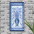 Quadro Painel Decorativo em Azulejo Português Vaso com Flores - Divino Azulejo