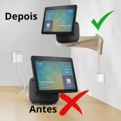 Suporte Echo-Show-10 de Parede Premium - Lumar Tecnologia