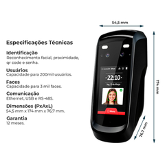 Relógio de Ponto Facial IDFace-Ponto na internet