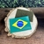 Bandeira do brasil emborrachada verde - comprar online