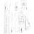 Ibanez Iceman guitar template - buy online
