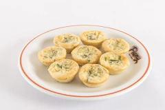 Mini Quiche de Alho Poró