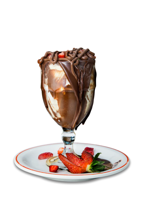 Taça Avelã com Morangos