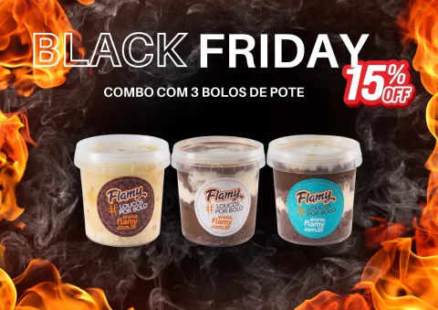 Combo 3 Bolos de Pote - comprar online