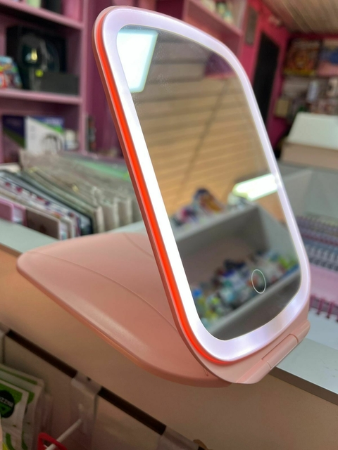 Espejo con Luz Led Rosa