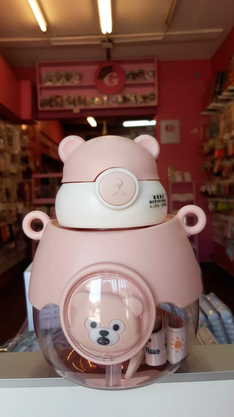 Botella Osito Rosa-BackPack