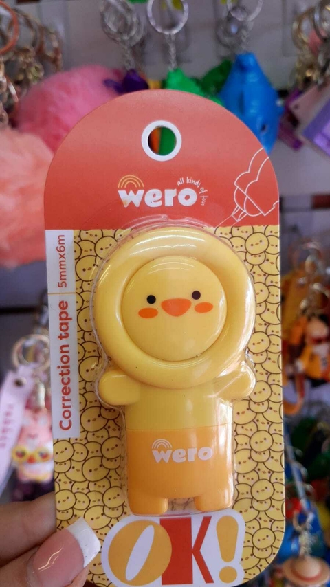 Corrector en Cinta-Pollito-Amarillo