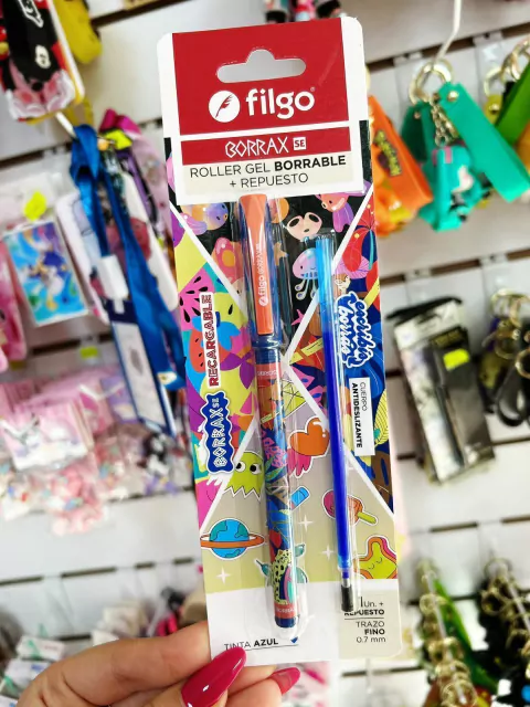 Birome Borrable con Repuesto-Filgo Naranja